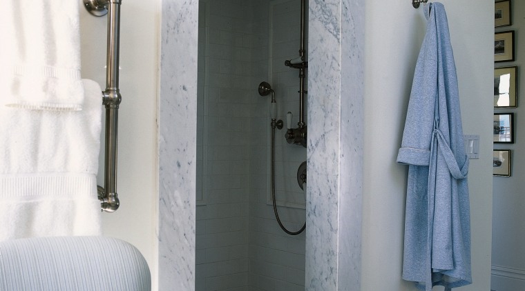 view of the seperate shower room this bathroom bathroom, floor, interior design, plumbing fixture, room, gray