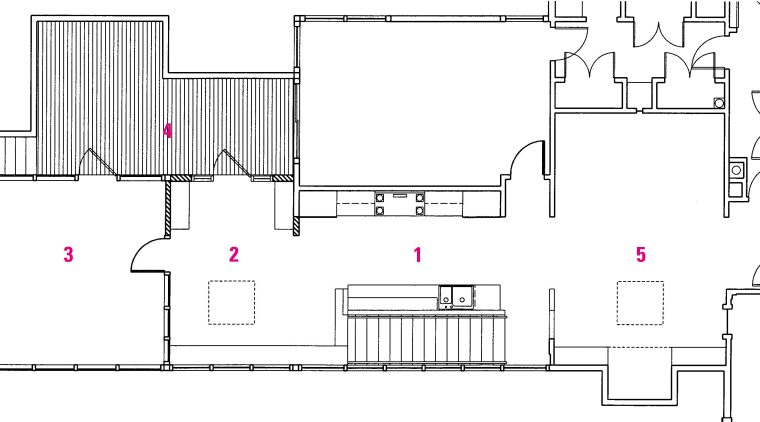 A legend/floorplan of the house - A legend/floorplan angle, architecture, area, design, diagram, drawing, floor plan, line, product, product design, technical drawing, white