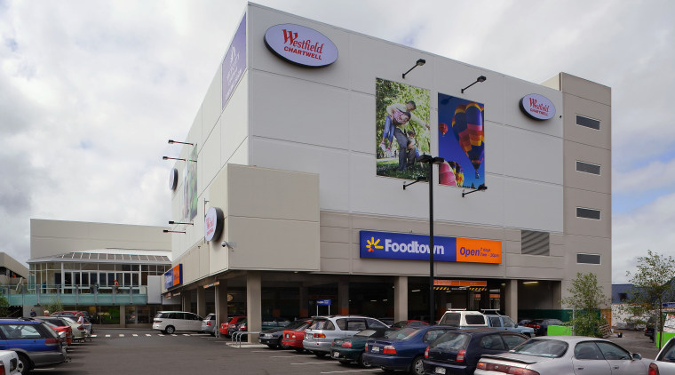 View of the 3D signs installed in the advertising, building, car, city, commercial building, mixed use, shopping mall, white, gray