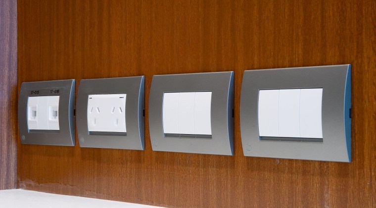 A view of soft ambient lighting supplied by product design, brown