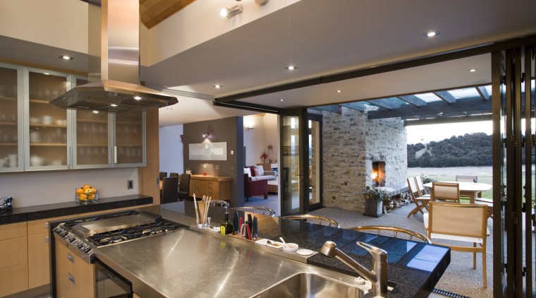 The formal living and dining areas can be countertop, interior design, kitchen, real estate, brown