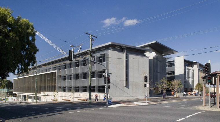 An exterior view of the greensquare building. Butler architecture, building, city, commercial building, condominium, corporate headquarters, facade, headquarters, house, metropolitan area, mixed use, neighbourhood, real estate, residential area, sky, structure, suburb, blue, gray