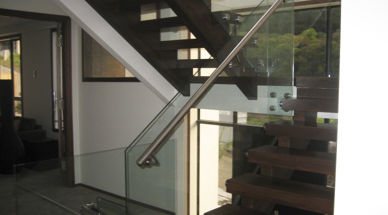 A view of some gazing by New Bright daylighting, glass, handrail, house, interior design, stairs, black