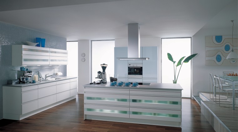 View of kitchen by Palazzo design. - View ceiling, daylighting, floor, furniture, interior design, room, gray