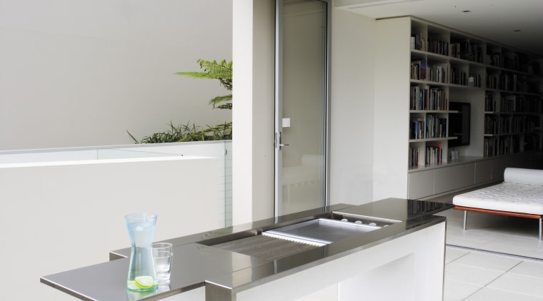 The Electrolux Jeppe Utzon's cooking surface and controls furniture, interior design, product design, table, white