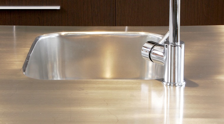 Burns Ferrall stainless steel benchtops can be custom bathroom sink, countertop, plumbing fixture, product design, sink, tap, white
