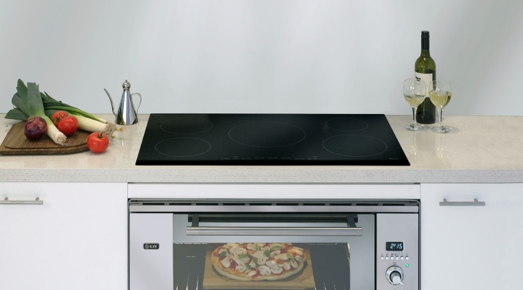 ILVE induction cooktop, hood and oven. - ILVE countertop, gas stove, home appliance, kitchen, kitchen appliance, kitchen stove, microwave oven, oven, small appliance, white, gray