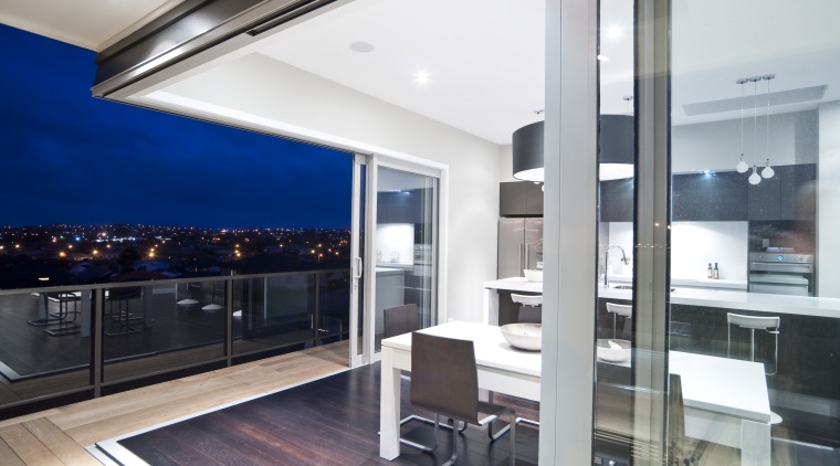 View of the main living area of this apartment, house, interior design, penthouse apartment, property, real estate, window, white