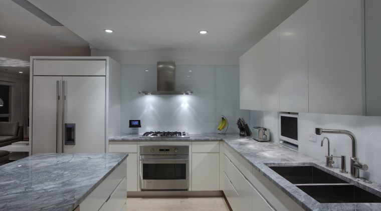 View of kitchen designed by Massey Hoffman Architects countertop, interior design, kitchen, real estate, room, gray