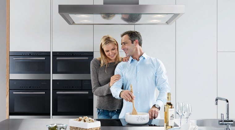 The company that pioneered home appliance technology in countertop, furniture, home appliance, interior design, kitchen, kitchen appliance, product design, professional, tap, white