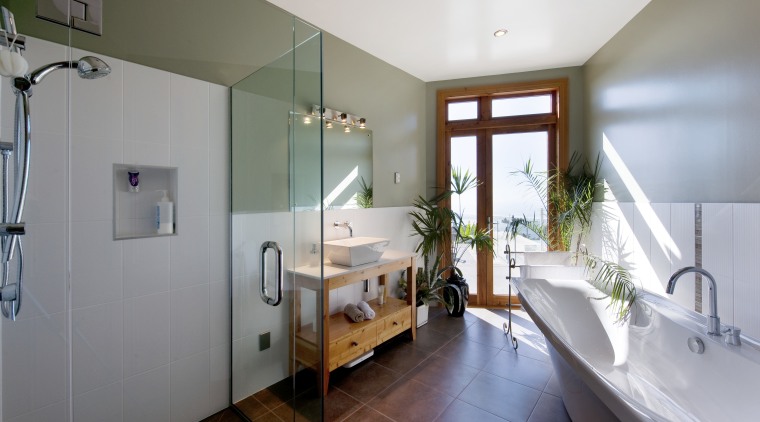 View of guest bathroom designed by Blue Print architecture, bathroom, estate, home, house, interior design, real estate, room, gray