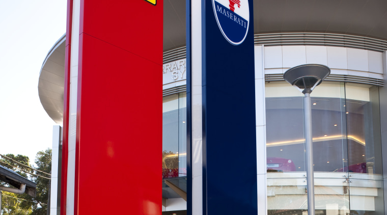 Ferrari Showroom in Australia - Ferrari Showroom in white