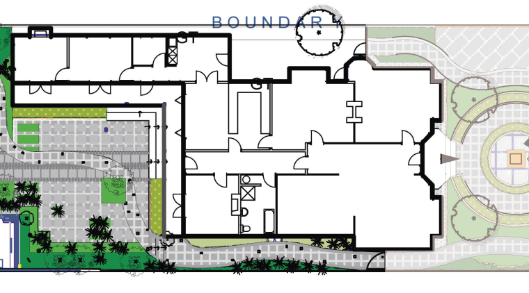 View of landscape architectural plans. - View of architecture, area, design, floor plan, neighbourhood, plan, residential area, urban design, white