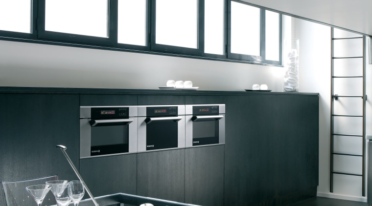 Show and tell First impressions count but they architecture, daylighting, house, interior design, kitchen, loft, product design, gray, black