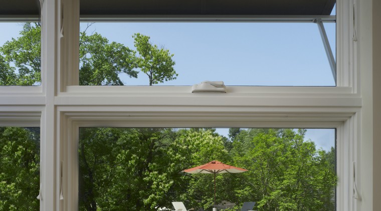 View of this contemporary remodeled home - View daylighting, home, house, interior design, roof, sash window, shade, window, window covering, window treatment, gray