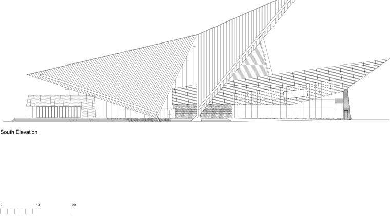 View of the interior/exterior/floor-plan of the Albany Entertainment angle, architecture, area, black and white, design, diagram, elevation, line, naval architecture, product design, roof, shed, structure, triangle, white