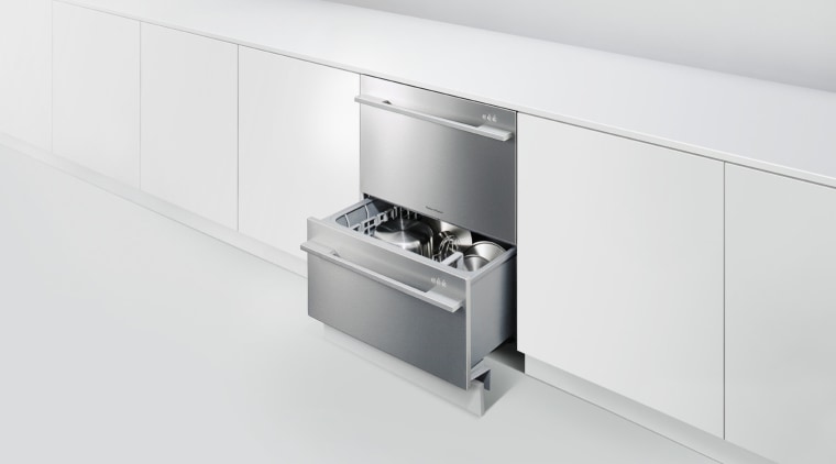 View of Fisher &amp; Paykel dishwasher. - View furniture, product, product design, white