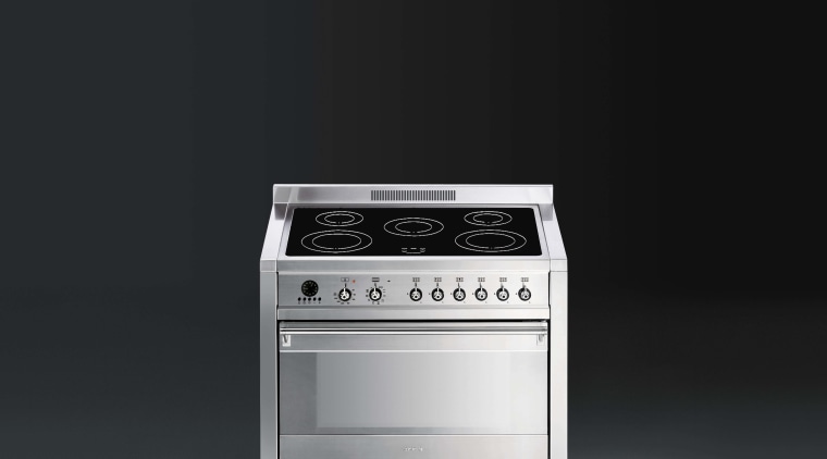 Freestanding cookers from Smeg highlight a significant design electronic instrument, electronics, gas stove, home appliance, major appliance, product, product design, black