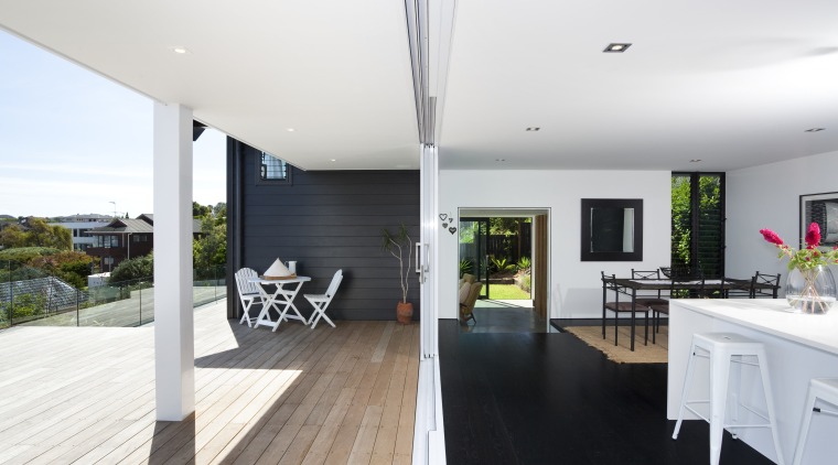 Seen here is a home designed by Chris architecture, floor, house, interior design, real estate, white