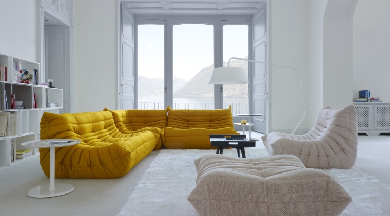 High-end luxury furniture from Lusty Lloyd's and Domo angle, chair, couch, floor, furniture, home, house, interior design, living room, loveseat, product design, room, table, wall, window, gray