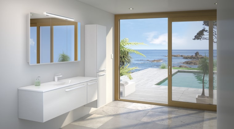 Bathroomware from St Michael Bathroomware. - Bathroomware from bathroom, door, estate, floor, home, interior design, property, real estate, room, window, gray