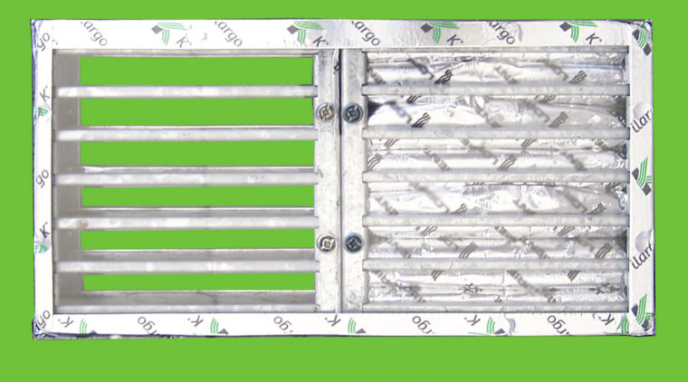 Intumescent fire dampers from Smooth-Air Products - Intumescent line, material, metal, product, white, green