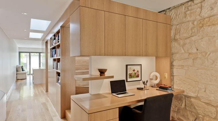 Because this renovated terrace house is just 3.7m architecture, floor, flooring, furniture, hardwood, interior design, real estate, wood, wood flooring, orange, gray