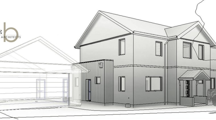 Healthy, warm and wise  passive house design architecture, black and white, building, design, elevation, facade, home, house, line, product design, property, real estate, residential area, structure, white