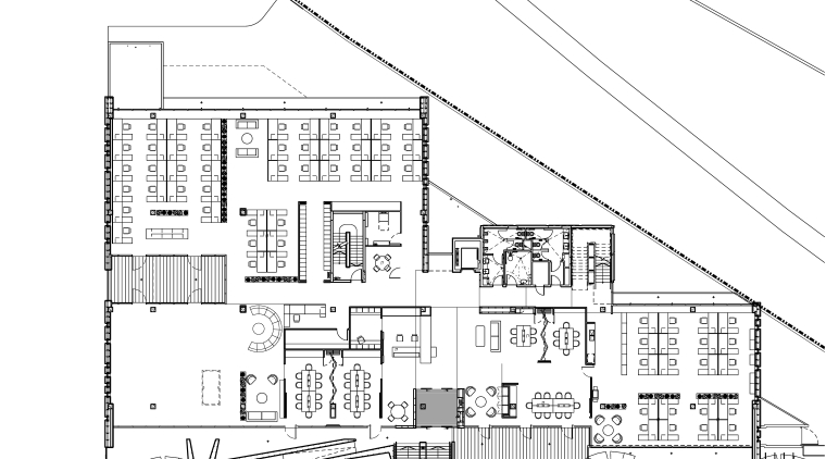 This boutique office development on a brownfields site architecture, area, artwork, black and white, design, diagram, drawing, elevation, facade, floor plan, font, home, land lot, line, line art, plan, product design, residential area, structure, suburb, technical drawing, urban design, white