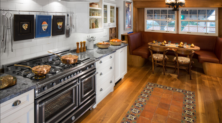 The remodel of this kitchen by Elina Katsioula-Beall countertop, cuisine classique, flooring, interior design, kitchen, room, brown, gray
