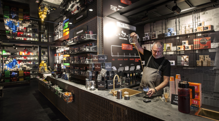 The theatre of tea making the new bar, black