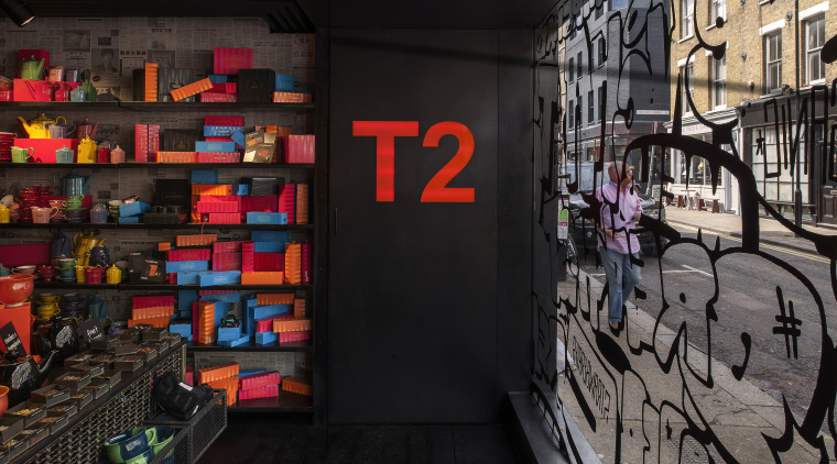 The new T2 store in Shoreditch London highlights black