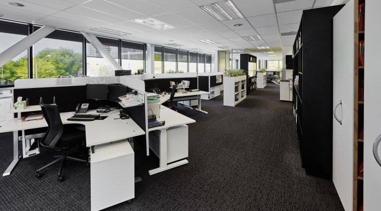 New offices for law firm Tarendale and Partners furniture, interior design, office, product design, gray, black