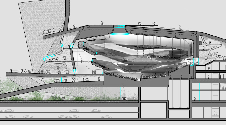 The original design brief for the Philharmonie de architecture, building, elevation, engineering, naval architecture, product design, structure, urban design, white