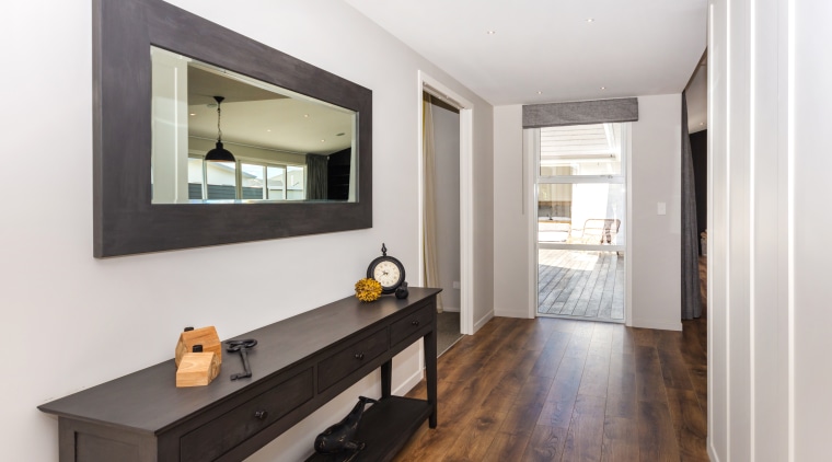 In this Landmark home the hard-wearing Balterio Quattro floor, interior design, property, real estate, room, white