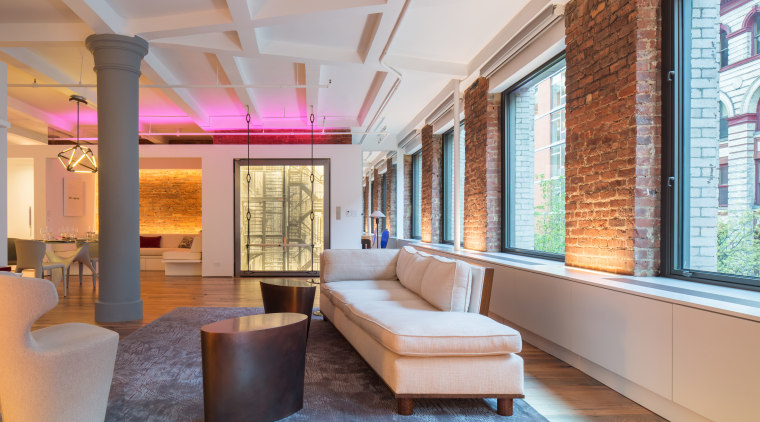 LED lighting can be projected on the ceiling ceiling, estate, home, interior design, living room, lobby, real estate, gray