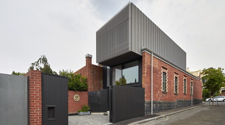 A zinc-clad addition to this Victorian home fits architecture, building, facade, house, property, real estate, residential area, white