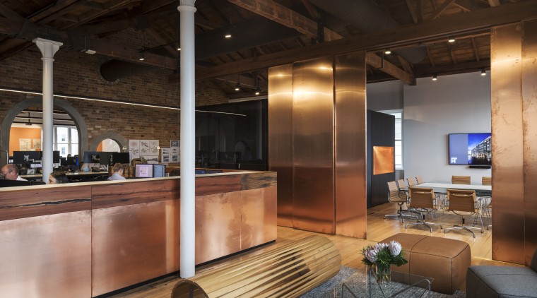Haydn & Rollett Property Services undertook the project ceiling, interior design, lobby, loft, brown