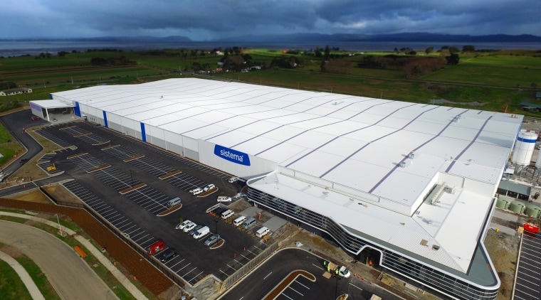 Putting a lid on the giant Sistema box aerial photography, airport, airport terminal, bird's eye view, corporate headquarters, daylighting, energy, real estate, roof, structure