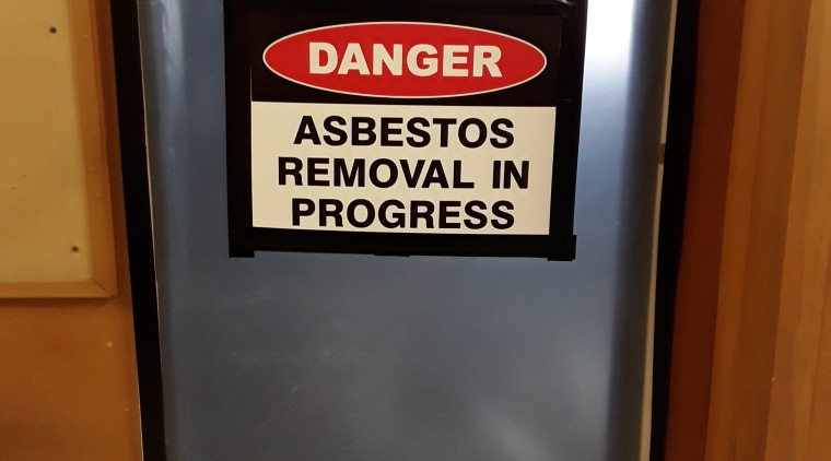 Asbestos containment and removal requires a specialised skill black, brown