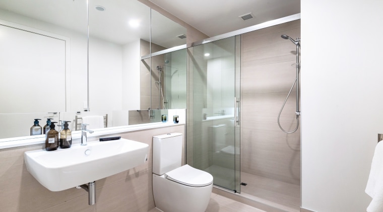 The fit-outs are clean-lined and timeless, bathrooms included 