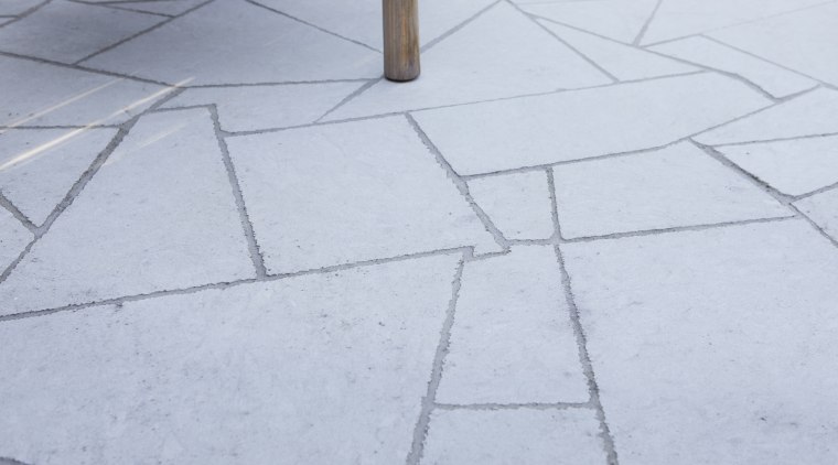Yup, crazy paving is back, albeit with a 
