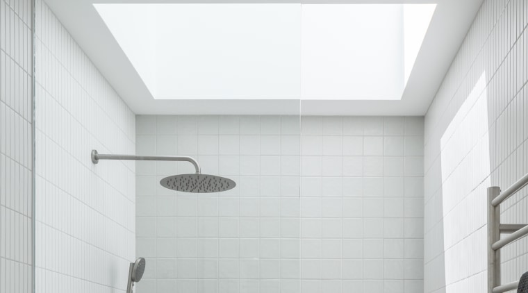 The master ensuite with skylight above the shower 