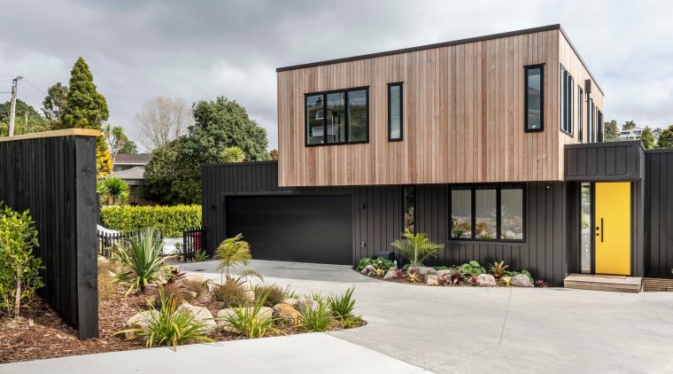 Cedar and zinc cladding create ideal cladding partners 