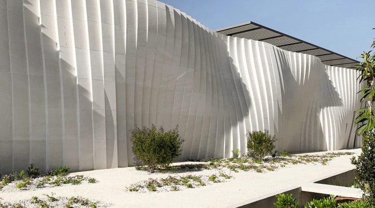 Not a weeping wall, but maybe more a gray, white