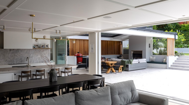 The big picture – living, dining, kitchen and 