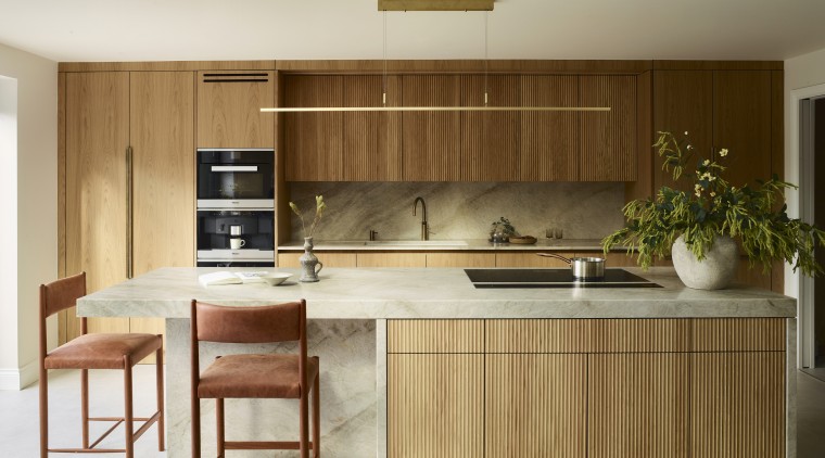 The owners wanted a kitchen that would embrace 