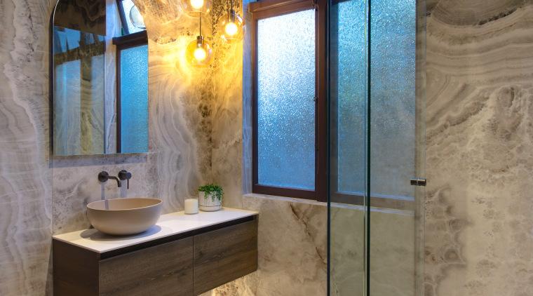 The owners wanted something dark and moody and 