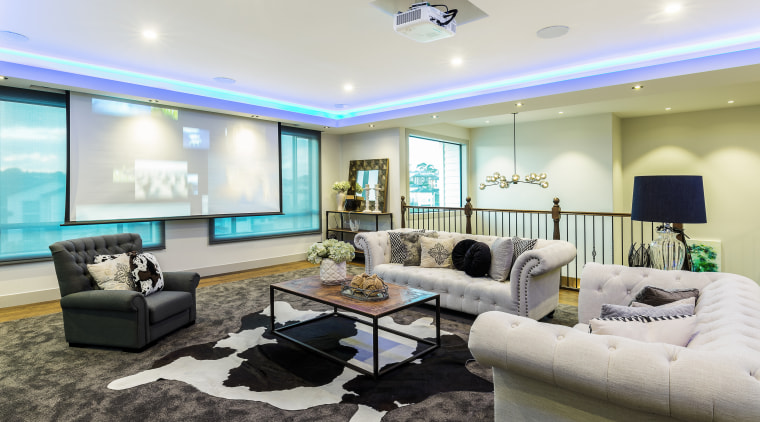 As well as a Bang & Olufsen entertainment interior design, living room, real estate, Chancellor Construction, Bang & Olufsen,