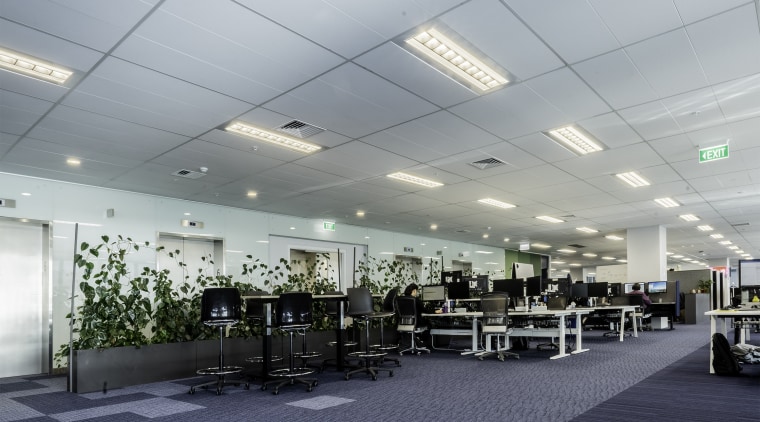 The Pierlite GenLed One Module designed by Aesthetics ceiling, daylighting, structure, gray